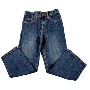 Cat & Jack Girls Jeans Elastic Adjustable Waist Size 7 JH1197